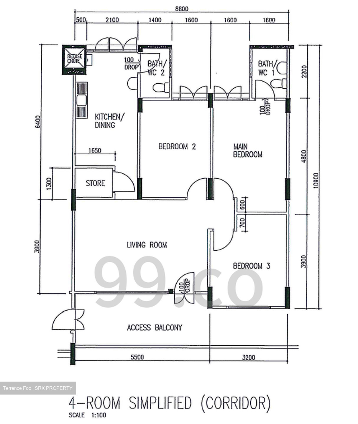 Blk 170 Bedok South Road (Bedok), HDB 4 Rooms #540391701